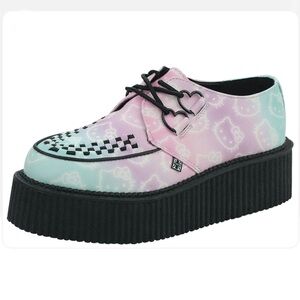 T.U.K Hello Kitty All Over Ombré Viva Mondo Creeper Women’s size 7 NEW! RARE!!!